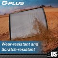 G-plus Front Headlight Lens Cover Compatible With Chevy Silverado 1500 2500hd 3500hd 2007-2013 Smoky Left Right Side