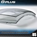 G-plus Front Headlight Lens Cover Compatible With Chevy Silverado 1500 2500hd 3500hd 2007-2013 Smoky Left Right Side