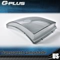G-plus Front Headlight Lens Cover Compatible With Chevy Silverado 1500 2500hd 3500hd 2007-2013 Smoky Left Right Side