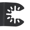 50 Pack 44mm Arc Edge Oscillating Saw Blades High Carbon Steel Multi Tool With 3 Adapters For Wood Plastic Metal Drywall And