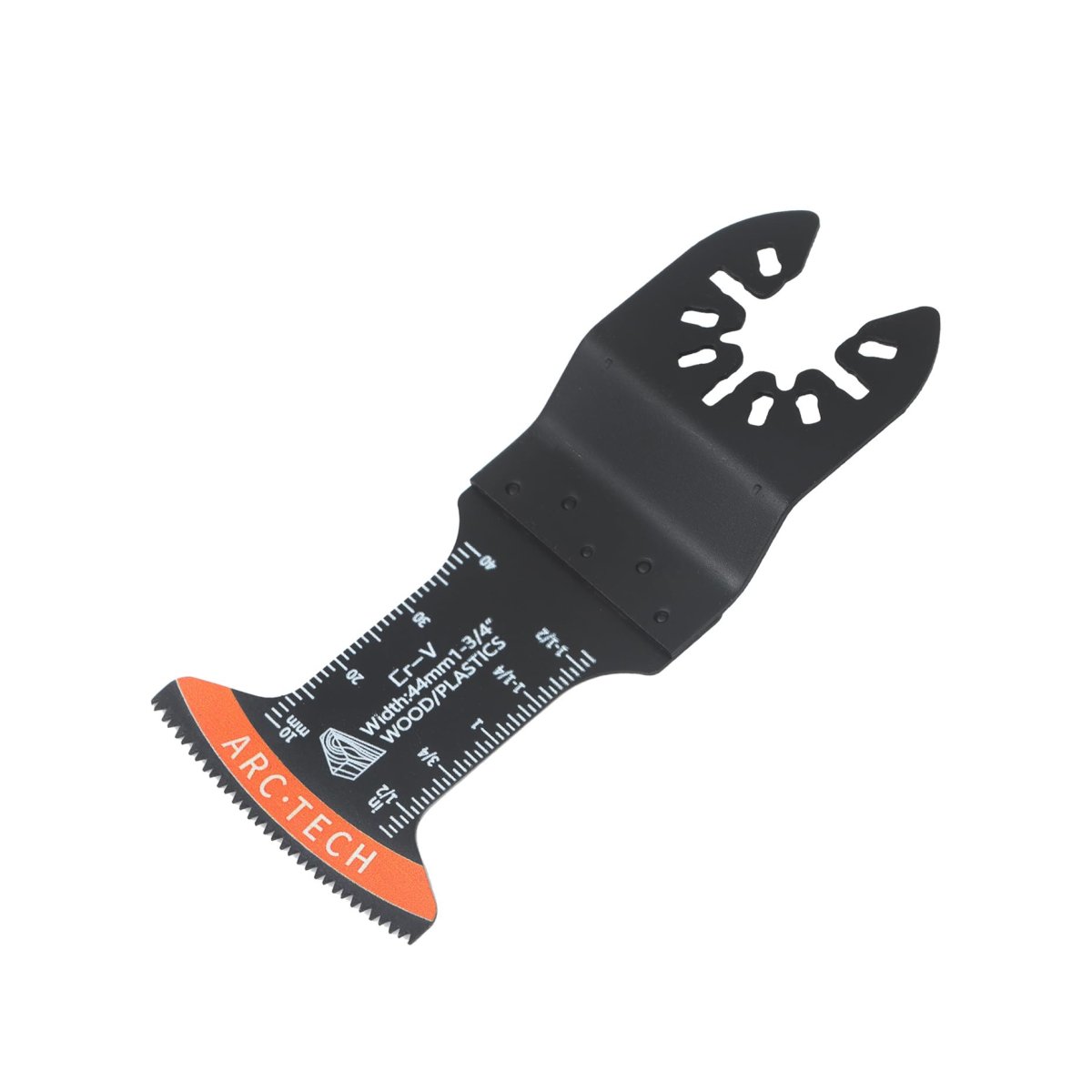 50 Pack 44mm Arc Edge Oscillating Saw Blades High Carbon Steel Multi Tool With 3 Adapters For Wood Plastic Metal Drywall And