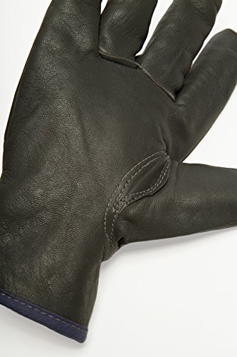 Insulated Work Gloves Goatskin Leather Winter 3m Thinsulate Lining for ...