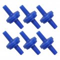 One Way Check Valve 10 Pack Anti Backflow Non Return Diaphragm Barb For Air Intake Feed Hose Pipe Submersible Pumps 4mm Blue Pp 