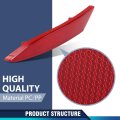 Rear Bumper Reflector Left Driver Side For Ford Focus S Se Titanium 2012 2018 And Sel 2017 Fo1184101 Bm5z13a565b Red