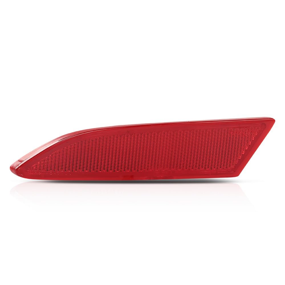 Rear Bumper Reflector Left Driver Side For Ford Focus S Se Titanium 2012 2018 And Sel 2017 Fo1184101 Bm5z13a565b Red