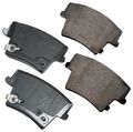 Act1057 Proact Ultr Ceramic Brake Pad Set Grey 