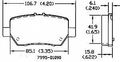 Power Stop 16-1090 Rear Brake Pad