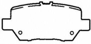 Power Stop 16-1090 Rear Brake Pad