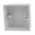 2 Pcs 86mm X 40mm Square Design Pvc Switch Pattress Back Box