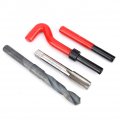 15pcs Stripped Thread Repair Kit Rethreading Recoil Helicoil Tool Set Metric M14x1 5