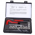 15pcs Stripped Thread Repair Kit Rethreading Recoil Helicoil Tool Set Metric M14x1 5