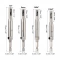 Uxcell Self Centering Hinge Tapper Core Drill Bit Hole Puncher 5 64-1 4 Diameter For Woodworking 7in1 Set