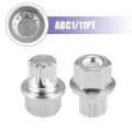 X Autohaux Abc1 11pt Car Wheel Lock Lug Nut Anti Theft Screw Removal Key For Vw Audi