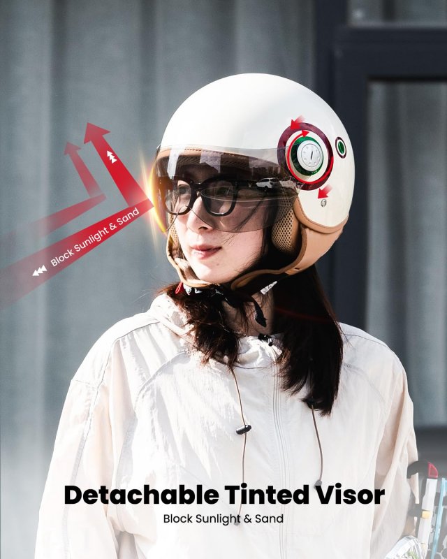 Ilm 3 4 Open Face Motorcycle Helmets For Women Men Retro Moped Scooter Cruiser Casco Vintage Half Helmet Dot Ece Model B-100e