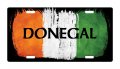 Donegal Irish Ireland Flag Aluminum Car License Plate 12 X 6 In Heavy Duty Metal Novelty For Auto Suv And Truck Weatherproof 
