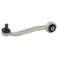 2010 2011 Audi A5 S5 Control Arm And Ball Joint Assembly Aluminum Grooved Stud Rubber Bushing Silver Pre-greased 