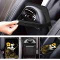 Suobstales Elephant Sunflower Print Car Armrest Pad Soft Center Console Arm Rest Protector Cover Universal Interior Accessories 