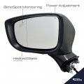 Spieg Driver Side Mirror Replacement For Mazda 6 2017-2020 Power Folding Heated W Blind Spot Monitoring Left