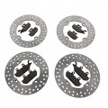 Front Rear Brake Rotors Pads For 2014 2015 Can-am Maverick Max 1000r 4x4 Xrs