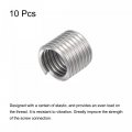 Uxcell Wire Thread Inserts 7 16-14 Unc 1 5d 304 Stainless Steel Helical Type Coiled Screw Repair Threaded Sleeve Sheath 10pcs