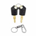 Yeshinda 5p8500 5p-8500 Ignition Keys With Key Chain Fits For Caterpillar Heavy Equipment 2 Pack 