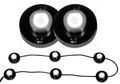 Anzousa 861123 Red Aluminum Led Truck Bed Rail Light 