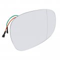 Secosautoparts 4 Pin Passenger Right Side Mirror Glass Compatible With Bmw 128i 135i 328i 335i 2010 2011 2012 2013 51167252895