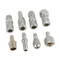 Half Inch Female Air Hose Connector 8pcs Premium Bsp 1 2 Pneumatic Compressor Quick Coupler Plug Socket Set