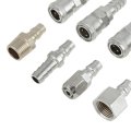 Half Inch Female Air Hose Connector 8pcs Premium Bsp 1 2 Pneumatic Compressor Quick Coupler Plug Socket Set