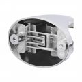 Uxcell Shower Head Holder Adjustable Abs Wall Mount Handheld Bracket Silver Tone Gray 70x50x56mm 2pcs