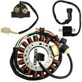 Magneto Stator Starter Relay Ignition Coil For Yamaha Warrior 350 Yfm350 1990 1991