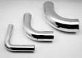 Autobahn88 Aluminum Alloy Pipe 45-degree Od 1 50 38mm L 12 300mm Glossy Polished For Automotive Piping