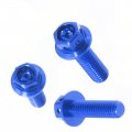 Autobahn88 Motorcycle Brake Master Cylinder Bolt Dress-up Kit Compatible With Yamaha Yzf R1 R1m 2015-2019 Blue Set Of 3