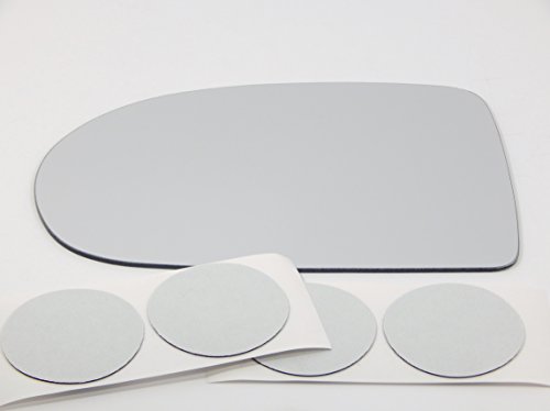 Left Driver Side Mirror Glass Lens For 07-17 Jeep Compass Convex Clear With Adhesive Pads Part Number 4191