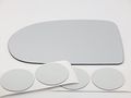 07-14 Jeep Compass Left Driver Replacement Mirror Glass Lens With Adhesive Usa 