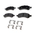 Front Disc Brake Pads For Isuzu Ascender 2006 2007 2008 Bonded Ceramic Friction Material Slotted Shims And Clips Included 4 Pad