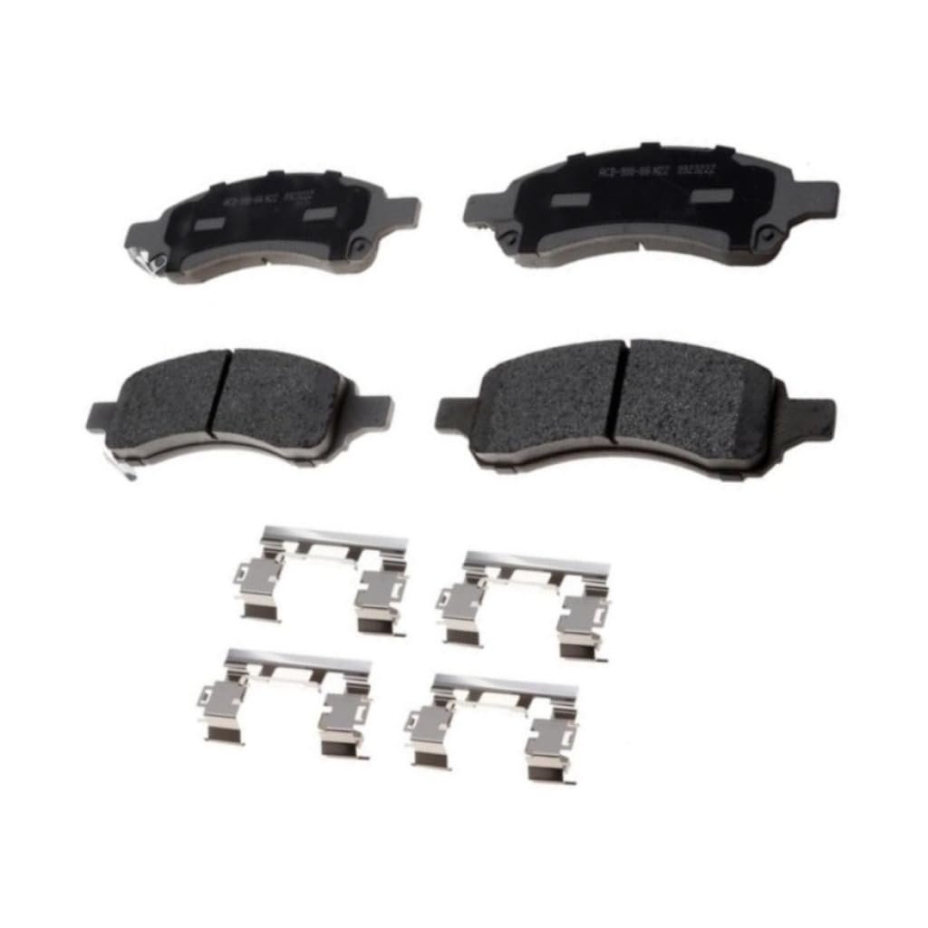 Front Disc Brake Pads For Isuzu Ascender 2006 2007 2008 Bonded Ceramic Friction Material Slotted Shims And Clips Included 4 Pad