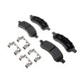 Front Disc Brake Pads For Isuzu Ascender 2006 2007 2008 Bonded Ceramic Friction Material Slotted Shims And Clips Included 4 Pad