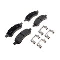 Front Disc Brake Pads For Isuzu Ascender 2006 2007 2008 Bonded Ceramic Friction Material Slotted Shims And Clips Included 4 Pad 
