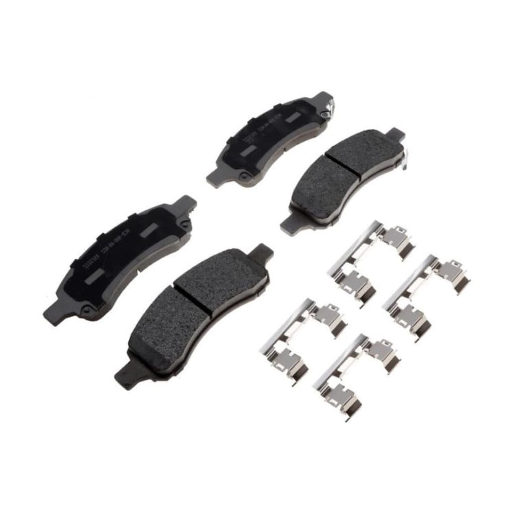 Front Disc Brake Pads For Isuzu Ascender 2006 2007 2008 Bonded Ceramic Friction Material Slotted Shims And Clips Included 4 Pad