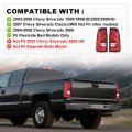 Tail Lights For 2003 2004 2005 2006 Chevy Silverado 1500 2500 3500 Rear Light Lamp Assembly Led Left And Right Taillights Bulbs