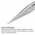 Uxcell Tapered Wood Engraving Cnc Router Bit Solid Carbide 2 Straight Flutes Carving Tool For Acrylic Pvc Mdf Plastic 6mm Shank