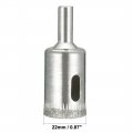 Uxcell 2pcs 22mm Diamond Drill Bit Hole Saw For Glass Tile Marble Fiberglass Ceramic Stone Bottles Pots