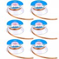 6 Pieces Solder Wicks No-clean Braided Desoldering 1 5 Meter Length Blue 0 Inch 