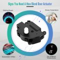 Aintier Air Door Actuator Hvac Blend Control Fits For Chrysler Town Country 2008-16 For Dodge Charger 2008-15 Grand Caravan