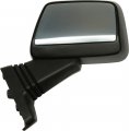 Emgo 20-87052 Black Left Side Replacement Mirror 