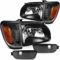 Headlight Assembly Pair Replacement For Toyota Tacoma 2001-2004 Bulbs Not Included