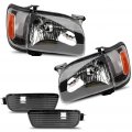 Headlight Assembly Pair Replacement For Toyota Tacoma 2001-2004 Bulbs Not Included