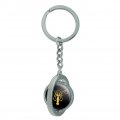Graphics More Game Of Thrones Greyjoy Sigil Keychain Spinning Round Chrome Plated Metal