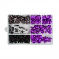 Topteng 198pcs Sportbike Windscreen Fairing Bolts Kit Fastener Clips Screws Fits For Honda Kawasaki Ducati Check The